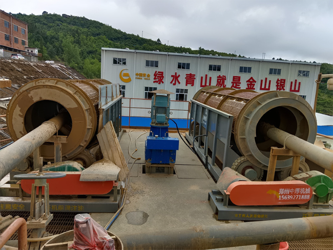 滾筒篩 客戶施工現(xiàn)場(chǎng)案例